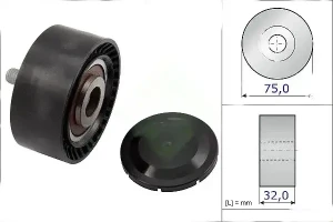 532 0722 10 INA Rullo cinghia trapezoidale