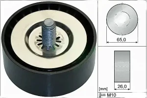532 0736 10 INA Keilriemenscheibe