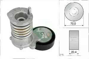T5, D4, D5, D3, 2.4 i Napcz paska klinowego wielorowkowego VOLVO C30 INA