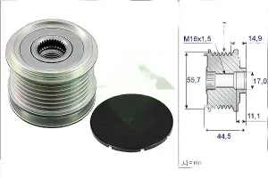 C 180, C 200, C 230 MERCEDES-BENZ C W203 Frizione alternatore puleggia INA