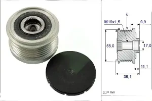 3,0 MULTICAR Fumo Frizione alternatore puleggia INA