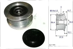 1.5 CRDi HYUNDAI GETZ Frizione alternatore puleggia INA