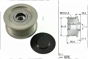 1.9 JTD ALFA ROMEO GT I Frizione alternatore puleggia INA