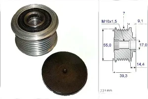 535 0142 10 INA Frizione alternatore puleggia