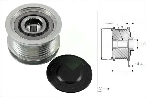 535 0170 10 INA Frizione alternatore puleggia