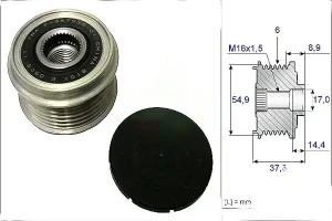 2.4 4x4, 2.4 HYUNDAI SANTA FÉ II Frizione alternatore puleggia INA