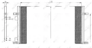 35298 NRF Skraplacz chłodnica klimatyzacji