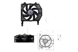Wentylator chłodnicy 300w z ramą FORD FIESTA 1.4 i, 1.3 NRF
