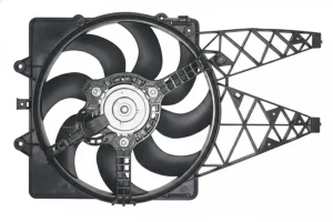 Wentylator chłodnicy z ramą FIAT GRANDE PUNTO 1.3 JTD NRF