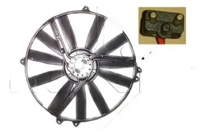 Wentylator chłodnicy 250w z ramą MERCEDES-BENZ KLASA E C124 E 220, E 200 NRF