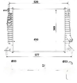 układ chłodzenia ford focus mk2 53028 NRF