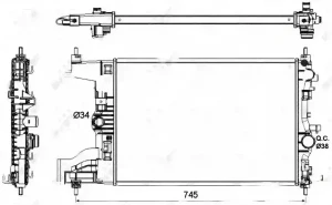 chlodnica astra j 53148 NRF
