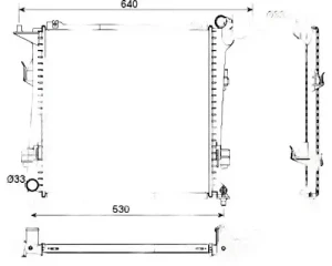 chłodnica hyundai i30 53164 NRF