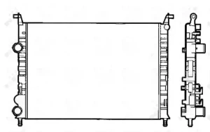 1.2 FIAT STRADA Chłodnica wody NRF