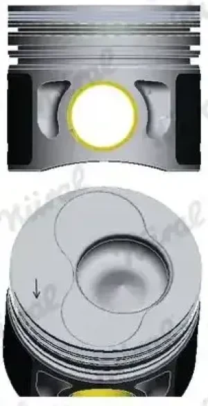 87-114900-65 NÜRAL Tłok silnika