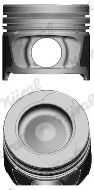 1.5 dCi RENAULT CLIO III Tłok silnika NÜRAL