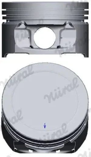 1.6 16V PEUGEOT 1007 Tłok silnika NÜRAL