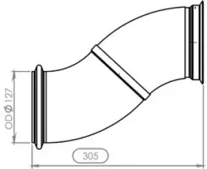 rura wydechowa daf 105 21555 DINEX