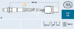 2.0 CDTi Sonda lambda regulacyjna diagnostyczna przed katalizator za katalizator OPEL ZAFIRA C FAE