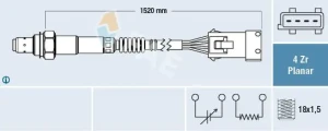 77242 FAE Sonda lambda ogrzewana regulacyjna diagnostyczna za katalizator