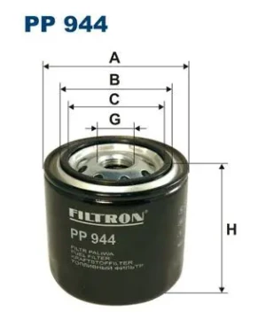 4.0 D Filtr paliwa TOYOTA LAND CRUISER FILTRON