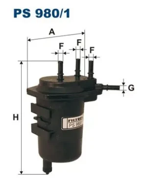 PS 980/1 FILTRON Filtr paliwa