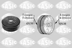 1.8 T, 1.8 AUDI A6 C5 Koło pasowe SASIC