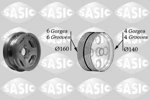 1.3 D FIAT FIORINO Koło pasowe SASIC