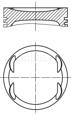015 76 02 MAHLE Tłok silnika