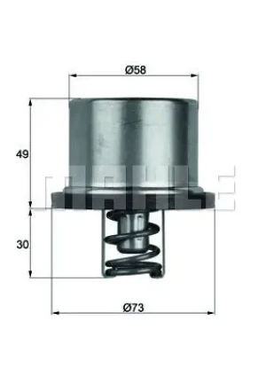 M BMW 6 E63 Termostat MAHLE