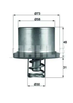 THD 2 89 MAHLE Termostat