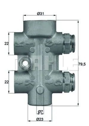ML 420, ML 320, ML 63, ML 280 Termostat oleju MERCEDES-BENZ KLASA M W164 MAHLE