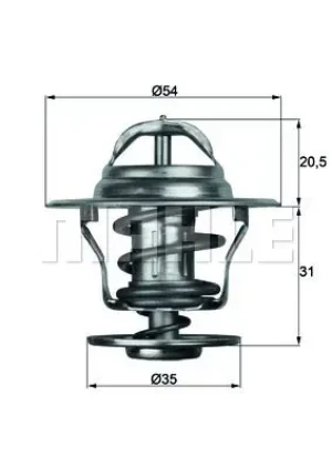 1.6, 1.5, 1.8 VW GOLF I Termostat MAHLE