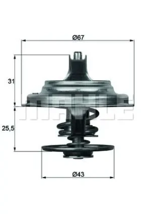 A 23 MAN LION´S CITY Termostat MAHLE