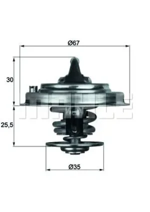 VR6 3.2 VW TRANSPORTER T5 Termostat MAHLE