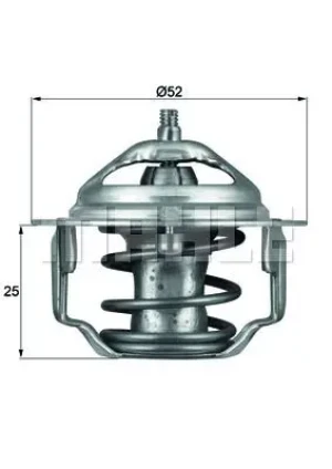 2.0, 1.8, 2.0 4WD, 2.0 GTI, 2.0 GTi MITSUBISHI GALANT VI Termostat MAHLE