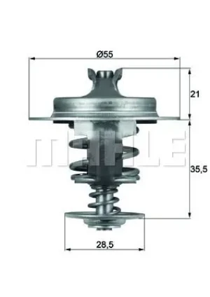 2.0 HDi, 2.2 HDi CITROËN JUMPER Skrzynia (244) Termostat MAHLE