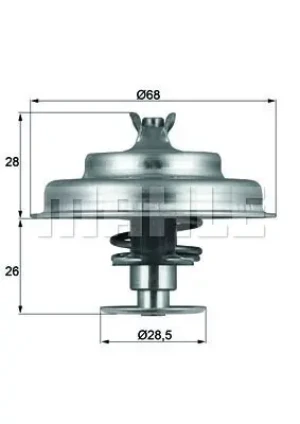 2.3 D FORD SIERRA II Termostat MAHLE