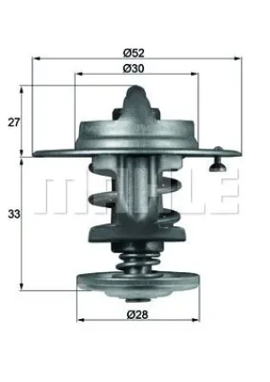 1.8 GL MITSUBISHI COLT II Termostat MAHLE