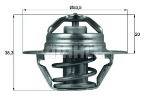 1.6, 1.6 16V RENAULT CLIO II Termostat MAHLE