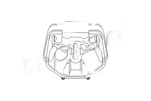2.0 i, 1.8 i, 1.7 D, 1.7 TD OPEL ASTRA F Poduszka silnika tylna TOPRAN