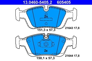 Klocki hamulcowe przód BMW 3 E36 ATE