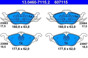 Klocki hamulcowe przód OPEL ASTRA G ATE