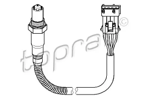 2.0 Sonda lambda diagnostyczna planarna CITROËN JUMPER I TOPRAN