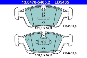 Klocki hamulcowe przód BMW Z3 E36 ATE