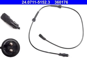 Czujnik prędkości koła abs tył RENAULT GRAND SCENIC II ATE 24.0711-5152.3