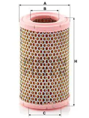 1.0 SKODA 100 Filtr powietrza MANN-FILTER