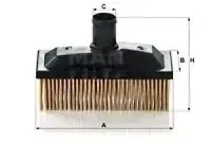 280 SLC, 380 SLC Filtr odpowietrzenia odmy silnika MERCEDES-BENZ SL C107 MANN-FILTER