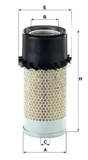 3.5 4x4 LAND ROVER 88/109 III Filtr powietrza MANN-FILTER
