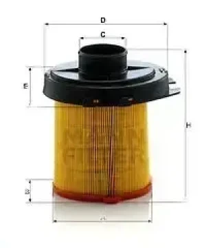 C 1468 MANN-FILTER Filtr powietrza